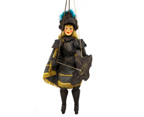 Sicilian puppet, XX Century, Angelica. H cm 70.