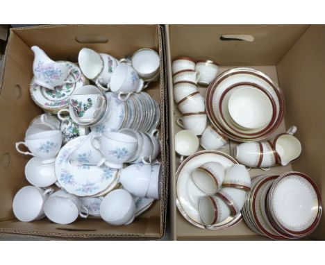 A Colclough tea set, Duchess Indian Tree part tea set and an Alfred Meakin tea and dinner service (two boxes) **PLEASE NOTE T