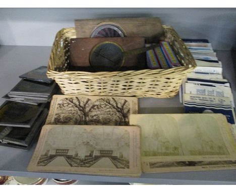 Victorian magic lantern slides, Stereoview slides and Viewmaster slides
