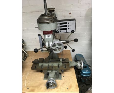 A precision Dore-Westbury tri axis milling machine with precision digital gauge together with a Kennedy mechanical bench hack