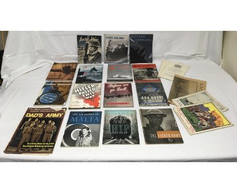 A collection of WW2 brochures