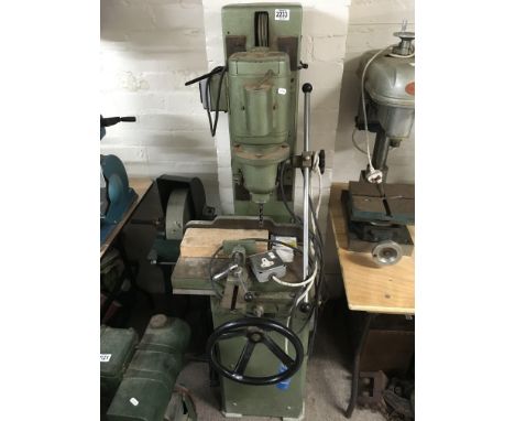 A large multico model K/1 milling machine with Hoover motor for restoration