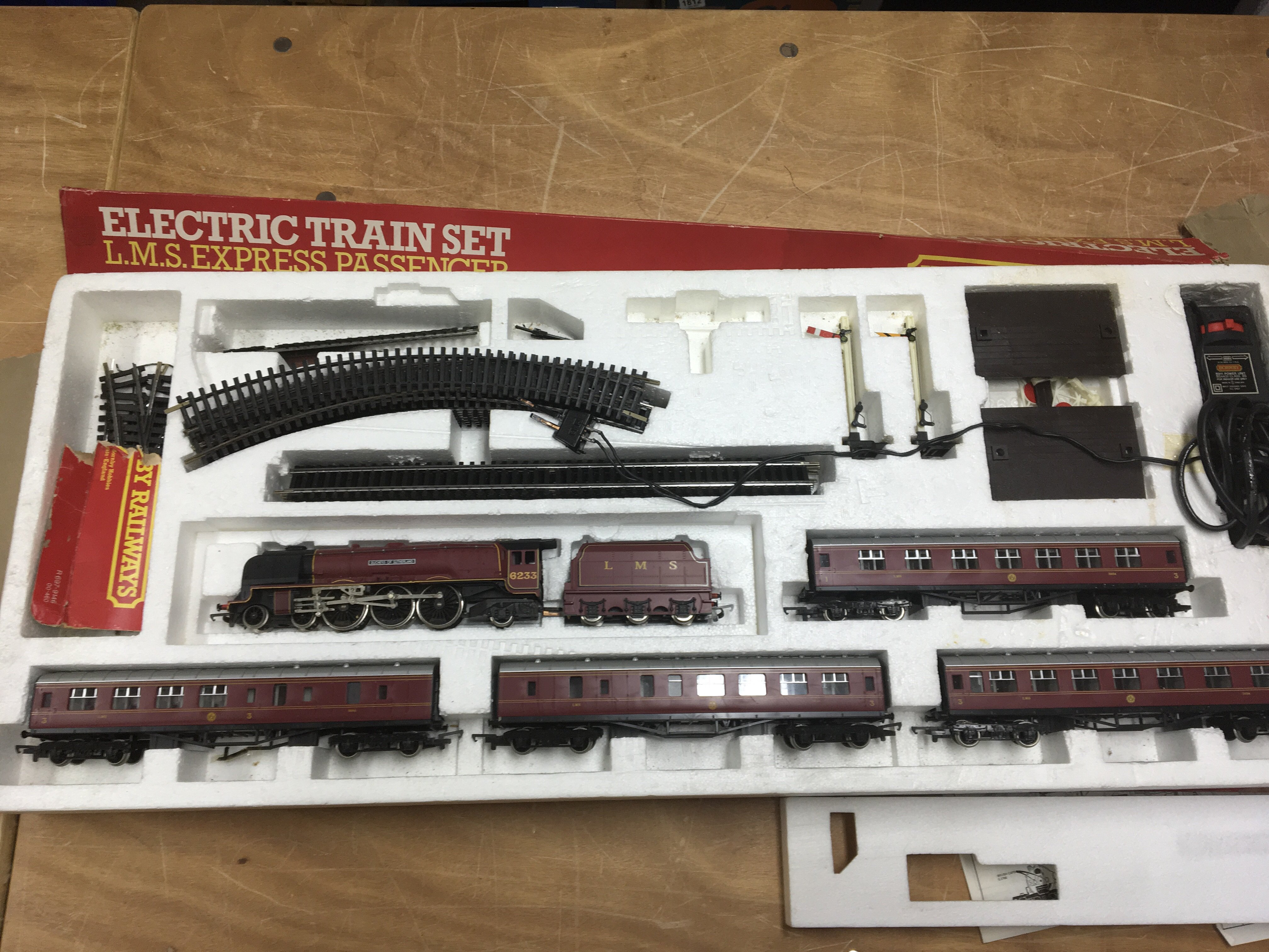 A boxed Hornby "OO" gauge train set " Duchess of Sutherland " R697