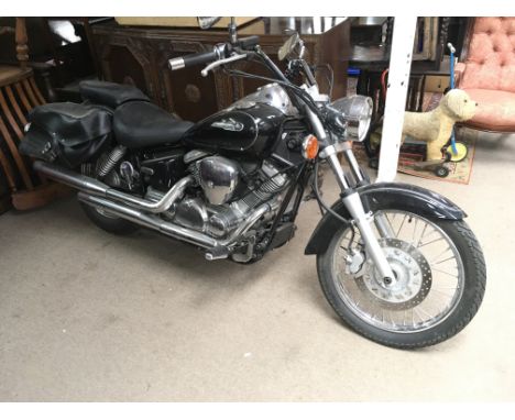 A 2000 Yamaha XVS Dragstar 125cc Motorcycle having covered just 219 miles from new the motorcycle has been sitting since 2015