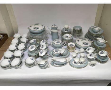 An extensive Royal Worcester dinner service in Woodland pattern, approx 100 plus pieces.