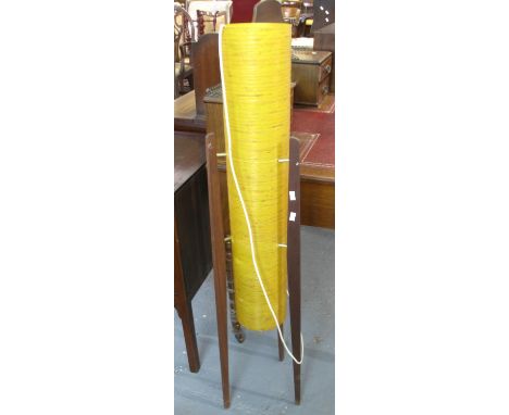 Mid century cylinder design and teak floor/standard lamp.  (B.P. 21% + VAT) 