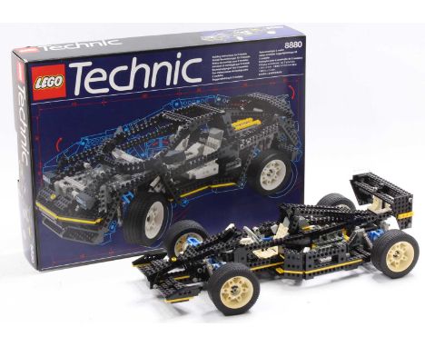 Lego Technic 8880, Super Car boxed set, with an instruction leaflet and original box, appears complete and built