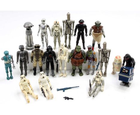 Palitoy/Kenner Star Wars figure group of 20 with examples including Boba Fett, Imperial Gunner, 8d8 droid, FX-7 Medical Droid