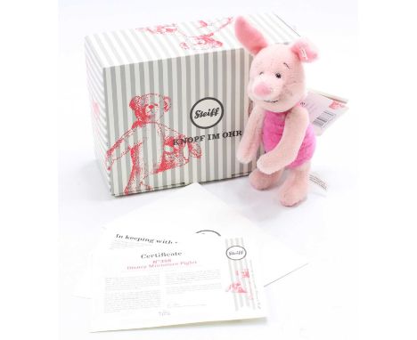 Steiff Winnie the Pooh Group, 3 examples to include No.683565 Eeyore No.85/500 released, No.683404 Tigger No.191/500, and No.