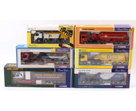 Corgi Hauliers of Renown 1/50th scale road transport diecast group, 6 examples, all in original packaging, reference numbers 