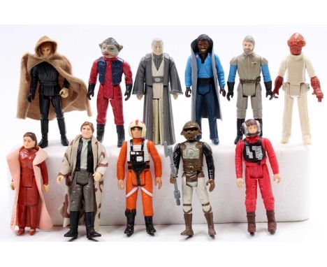 Palitoy/Kenner Star Wars figure group of 11 with examples to include Lando Calrissian Skiff Guard, Anakin Skywalker, Princess