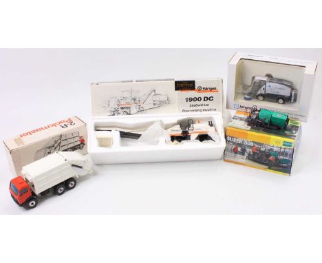 Collection of 1/50th and 1/35th scale boxed commercial vehicle and construction diecast group, 4 boxed examples to include NZ