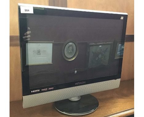 Hitachi LCD DVD combi - model no HIT19WDVBDVD with remote control and manual