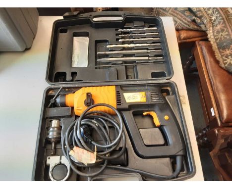 JCB electric rotary drill and JCB electric sander