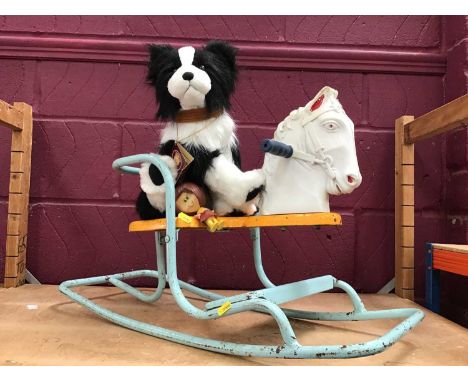 Triang childs rocker, Charlie Bear collie, Mattel speaking doll