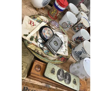 Group of Royal Commemorative items to include ceramic and enamel beakers from Victoria and later monarchs (qty)