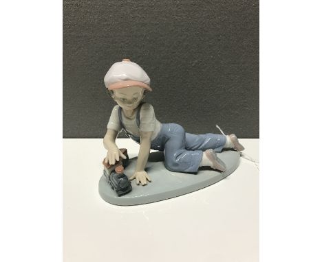 LLADRO FIGURINE 7619 ALL ABOARD AND BOX