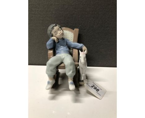 LLADRO FIGURINE 5846 ALL TUCKERED OUT AND BOX