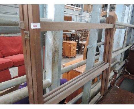 A vintage pine clothes horse