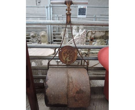 A garden roller 