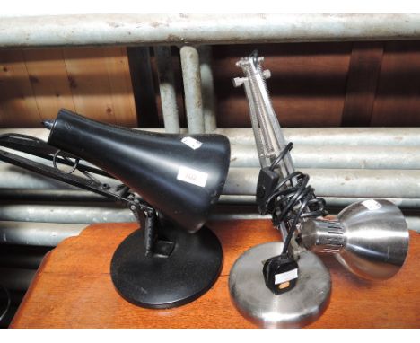 A traditional angle poise lamp and similar