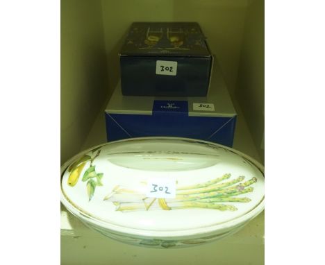 A Quantity of Crystal and Glassware, To include boxed Gleneagles glasses and boxed glasses by Royal Copenhagen, also with sau
