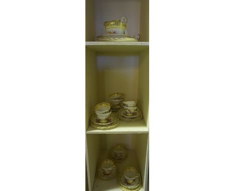 An Imperial Bone China Twelve Piece Tea Service, To include two cream jugs and two sugar bowls, 42 pieces