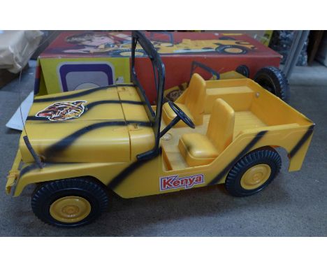 An Action Man sized MOLTO 536, Kilimanjaro Safari Jeep, boxed 