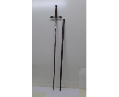 A dress sword and scabbard 