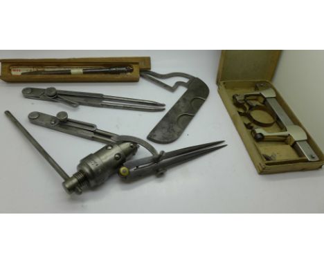 A set of 'snake' pliers and other engineering tools 