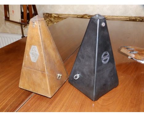 A Maelzel metronome and another by Jaccard. (2)  Separate viewing arrangements by appointment.  Drawing Room.