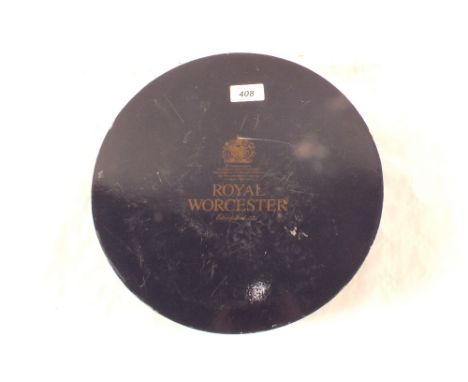 A boxed Royal Worcester Queens 80th birthday coffee set