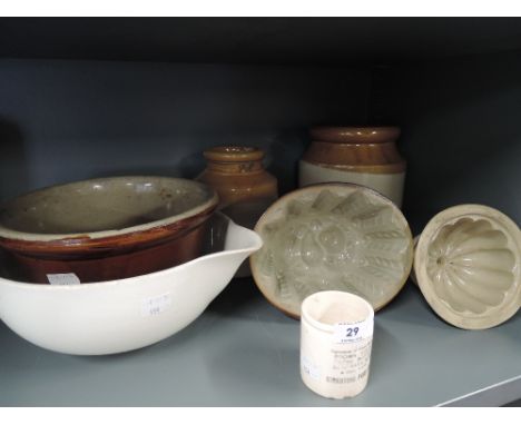 A selection of vintage ceramics including local transfer print for Kirkstone pass inn