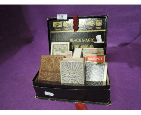 A selection of vintage playing cards and card games
