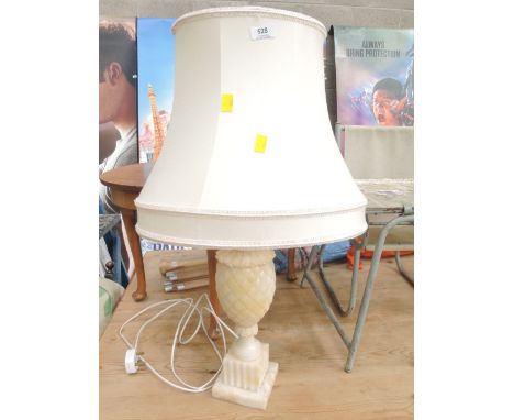 An onyx pineapple standard lamp
