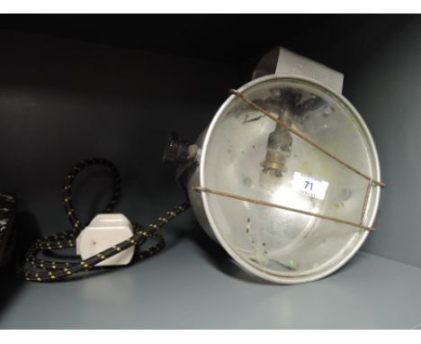 A vintage Bullfinch lamp in a search light style