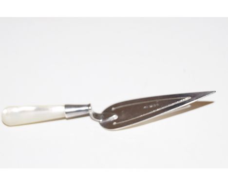 mini silver trowel