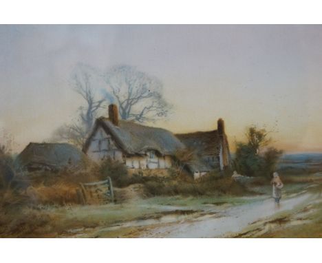 Sylvester Starratt watercolour/lithograph? (25x41cm)