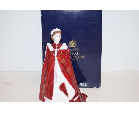 Royal Worcester: The Queen's birthday with original box