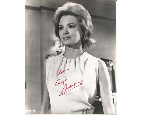 Angie Dickenson signed 10 x 8 inch b/w portrait photo. Good condition. All autographs come with a Certificate of Authenticity