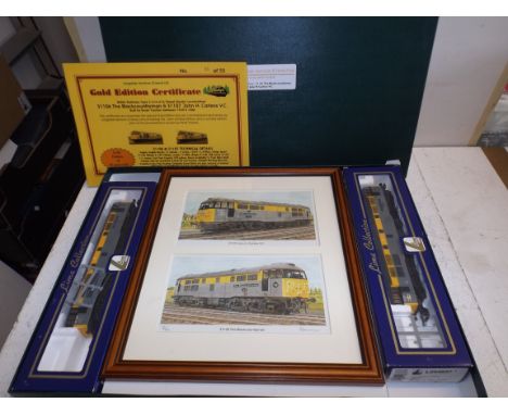 Langdale Services gift set, containing two boxed Lima locomotives "The Blackcountryman" 31106 and "John H. Carless VC" 31107,