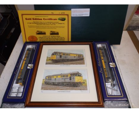 Langdale Services gift set, containing two boxed Lima locomotives "The Blackcountryman" 31106 and "John H. Carless VC" 31107,