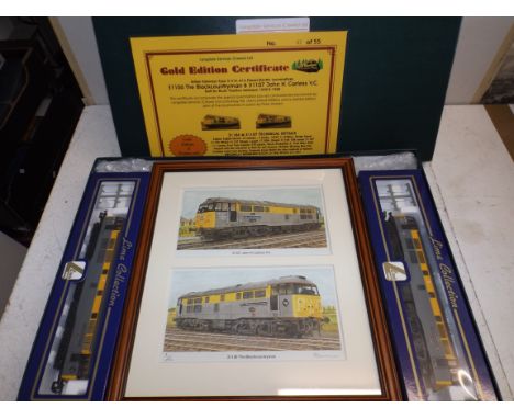 Langdale Services gift set, containing two boxed Lima locomotives "The Blackcountryman" 31106 and "John H. Carless VC" 31107,