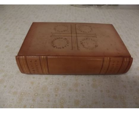 CHARLES DOUGHTY. "Travels in Arabia Deserta." thin paper edn in 1 Vol, plts & maps comp, well bound morocco gilt design top &