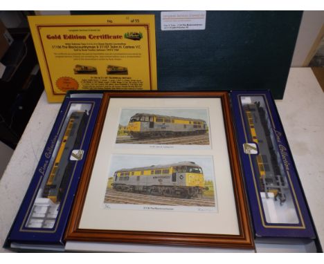 Langdale Services gift set, containing two boxed Lima locomotives "The Blackcountryman" 31106 and "John H. Carless VC" 31107,
