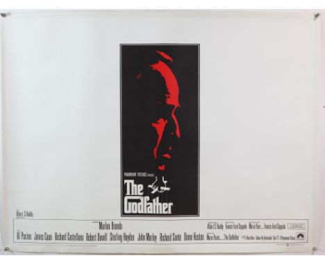 The Godfather (1972) British Quad film poster, directed by Francis Ford Coppola and starring Marlon Brando and Al Pacino, lin