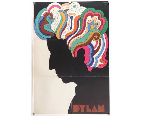 Bob Dylan (1967) US Record album Insert poster, artwork by Milton Glaser, conservation paper backed, 22 x 33 inches. 