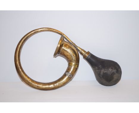Vintage brass horn