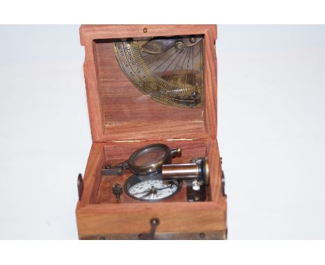 T. cooke &amp; son London marine master box, brass compass
