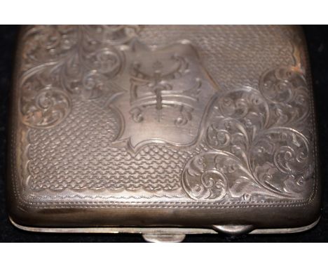 Silver cigarette case